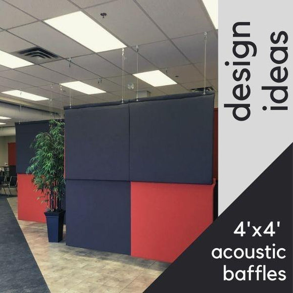 Acoustic Baffles for Privacy and Acoustics in Open Offices - My Acoustic Panels