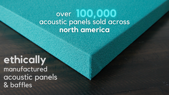 Over 100,00 Acoustic Panels Sold Across Canada and the United States of America