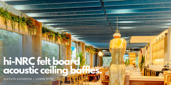 Hi NRC Acoustic Felt Board Baffles