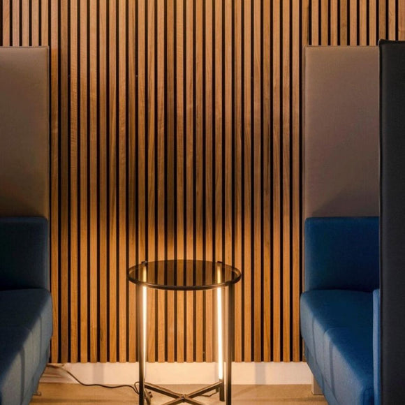 Wood Slat Acousti Panel Installation