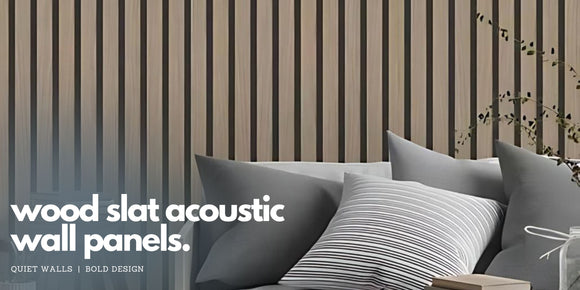 Wood Slat Acoustic Wall Panels