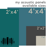 Acoustic Wall Panels - 1' x 4'