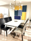Acoustic Wall Panels in a Dining Room